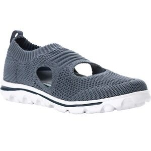 Propet TravelActiv Avid Denim‎ Women's Slip-on Sneakers Size 12 EUC